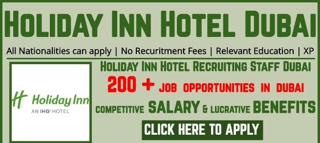 Holiday Inn Careers Offering Jobs in Dubai
