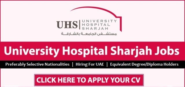 University Hospital Sharjah Careers Jobs
