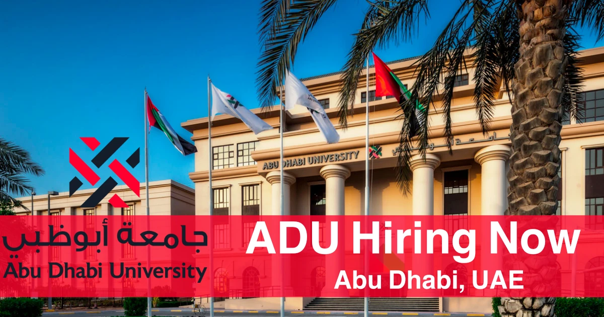 ADU University Jobs Abu Dhabi