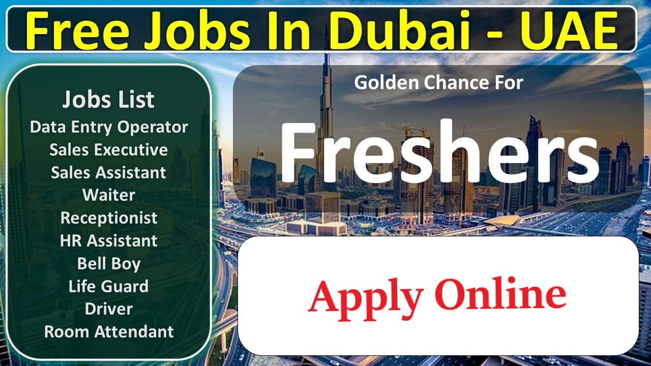 travel and tourism jobs in dubai for freshers