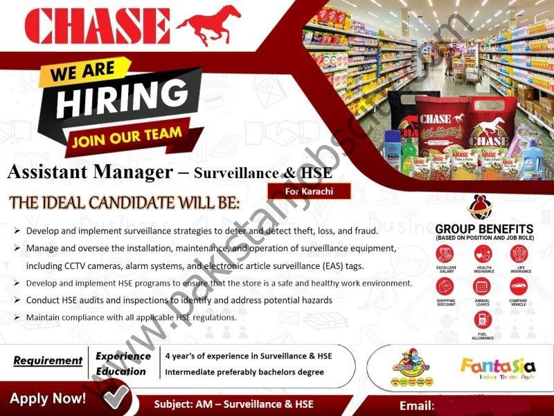 Chase Department Jobs 28 Nov 2023