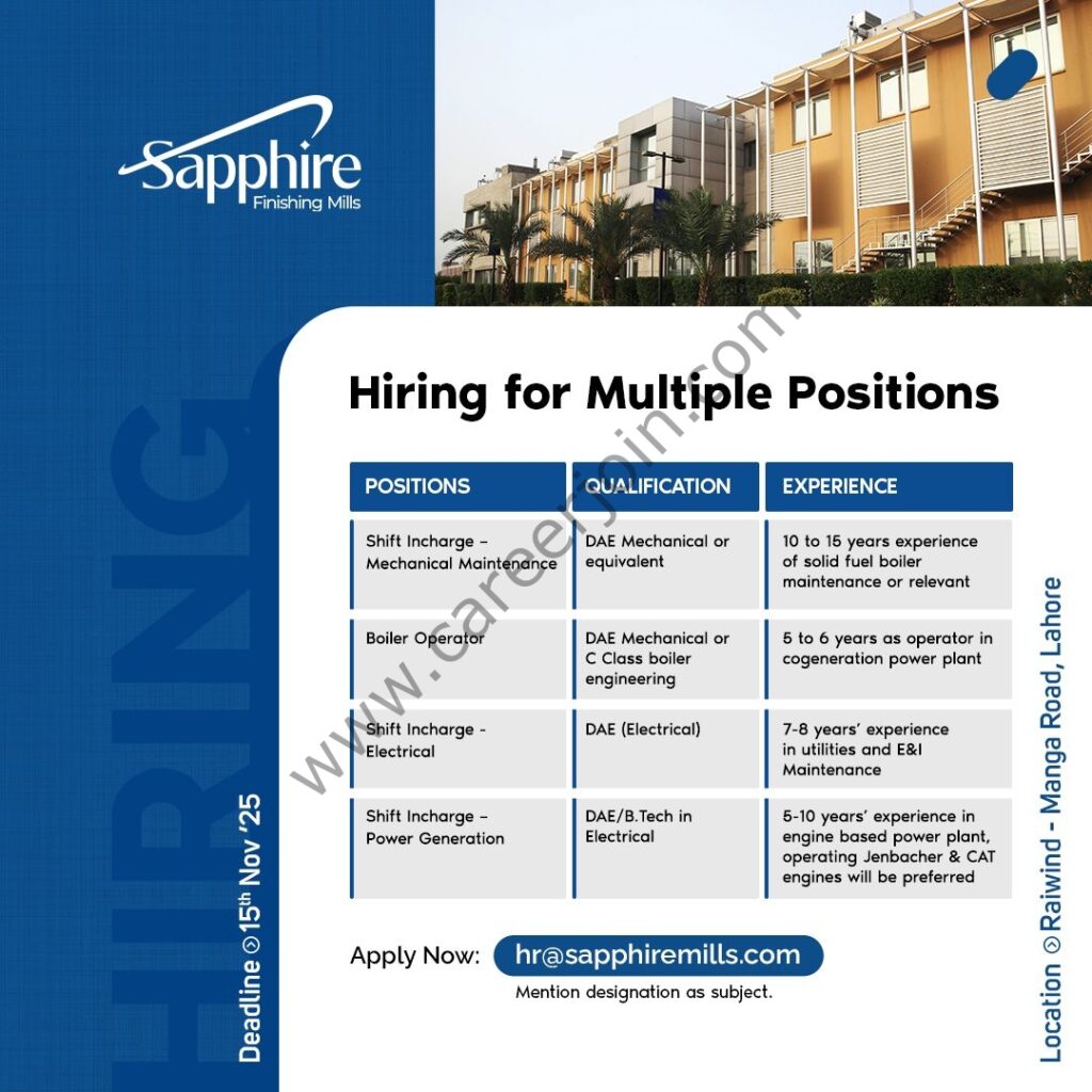 Sapphire Finishing Mills 2