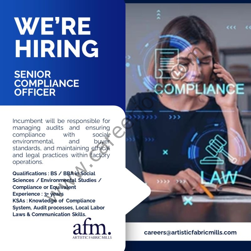 Artistic Fabric Mills Jobs November 2025 4 Artistic Fabric Mills