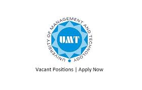 The University of Management and Technology (UMT) Jobs Financial Controller