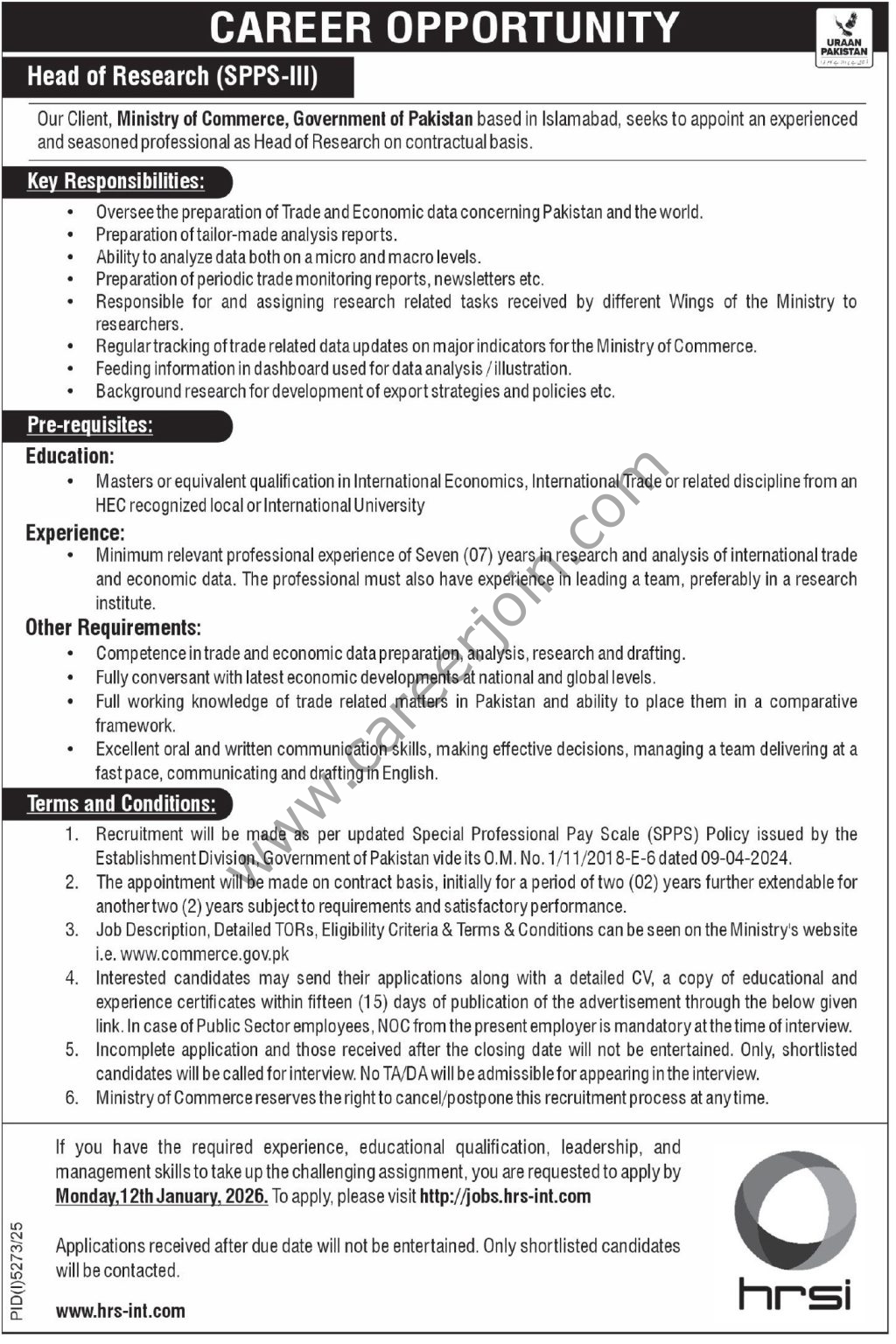 Ministry of Commerce Jobs 28 December 2025 Express Tribune 1024x1536 1