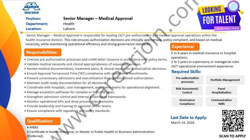Adamjee Insurance Company Jobs March 2026 6 Adamjee 2 1