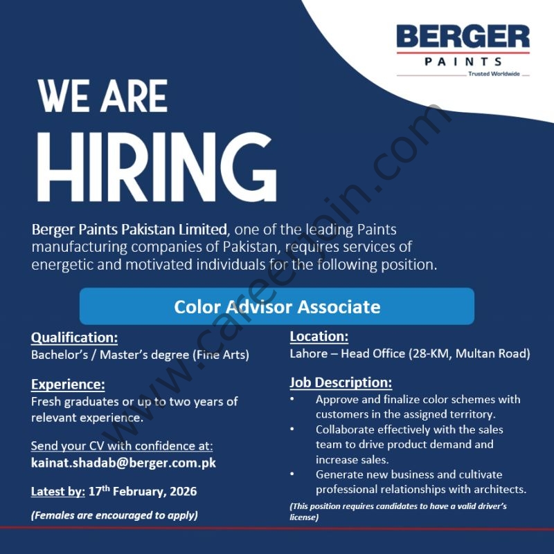 Berger Paints Pakistan