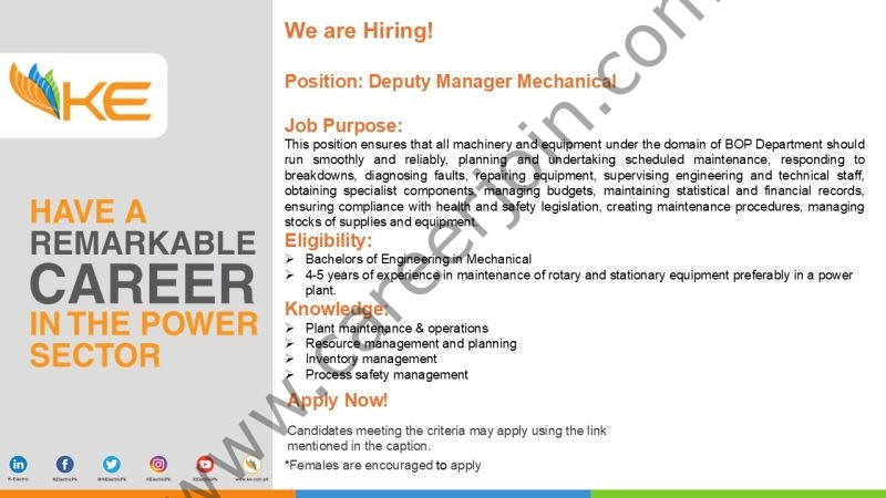 K-Electric Pvt Ltd Jobs February 2026 4 K Electric