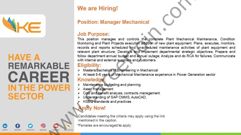 K-Electric Pvt Ltd Jobs February 2026 5 K electric 1