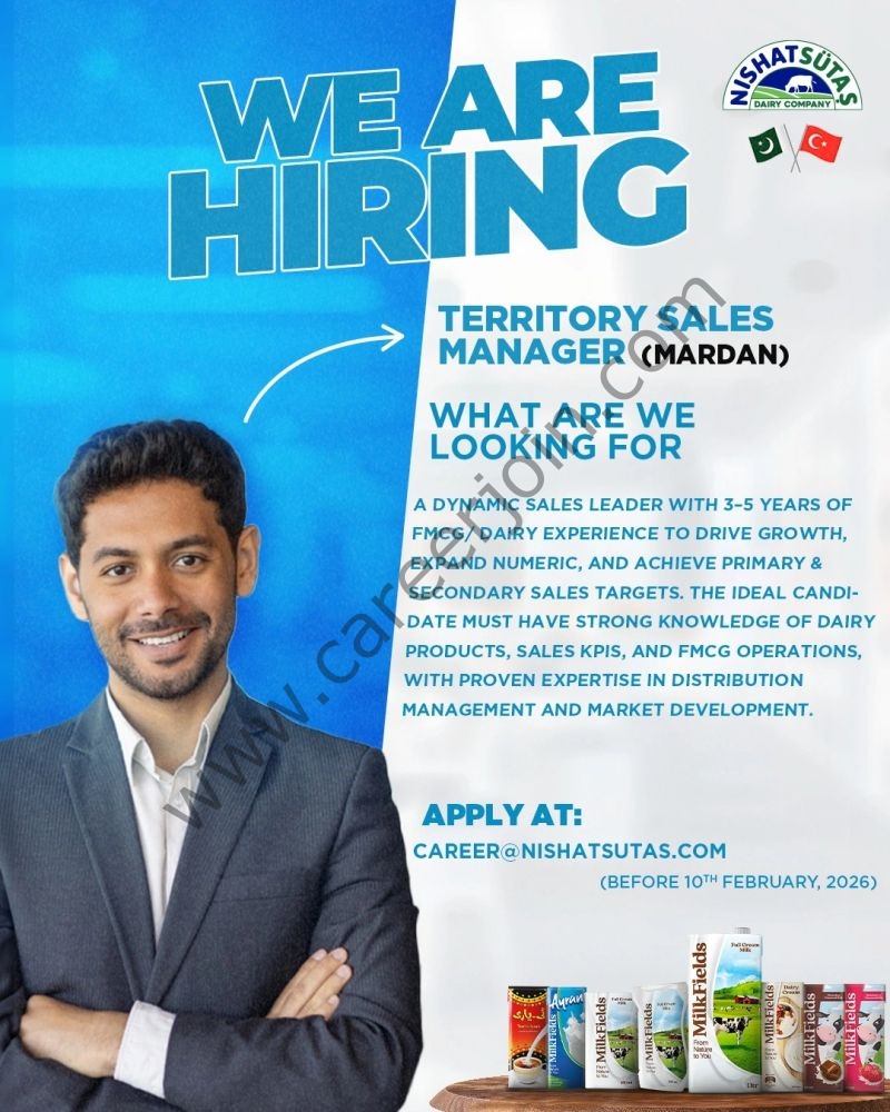 Nishat Sutas Dairy Company Jobs Territory Sales Manager 4 Nishat SUtas 1