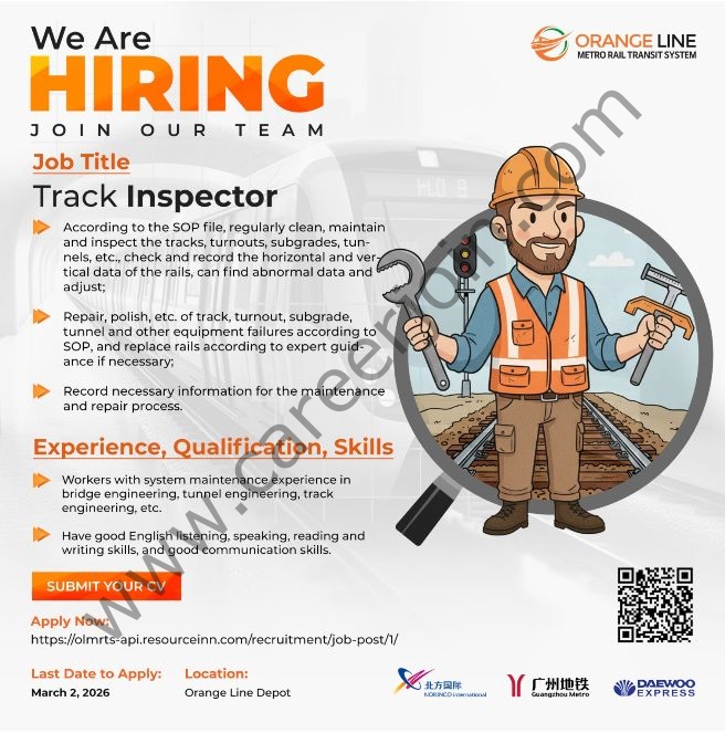 Orange Line Metro Rail Transit System (OLMRTS) Jobs March 2026 6 Orange 2