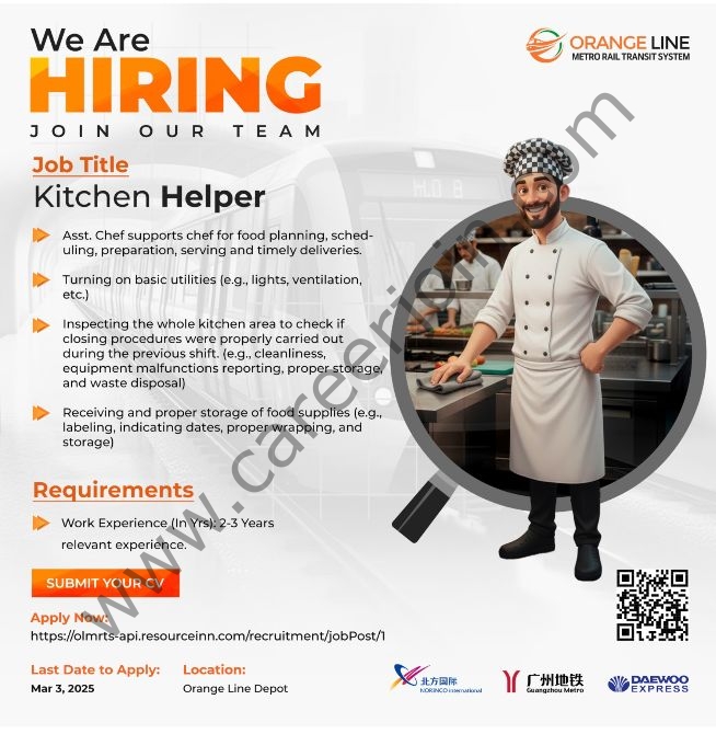 Orange Line Metro Rail Transit System (OLMRTS) Jobs March 2026 5 Orangeline 1