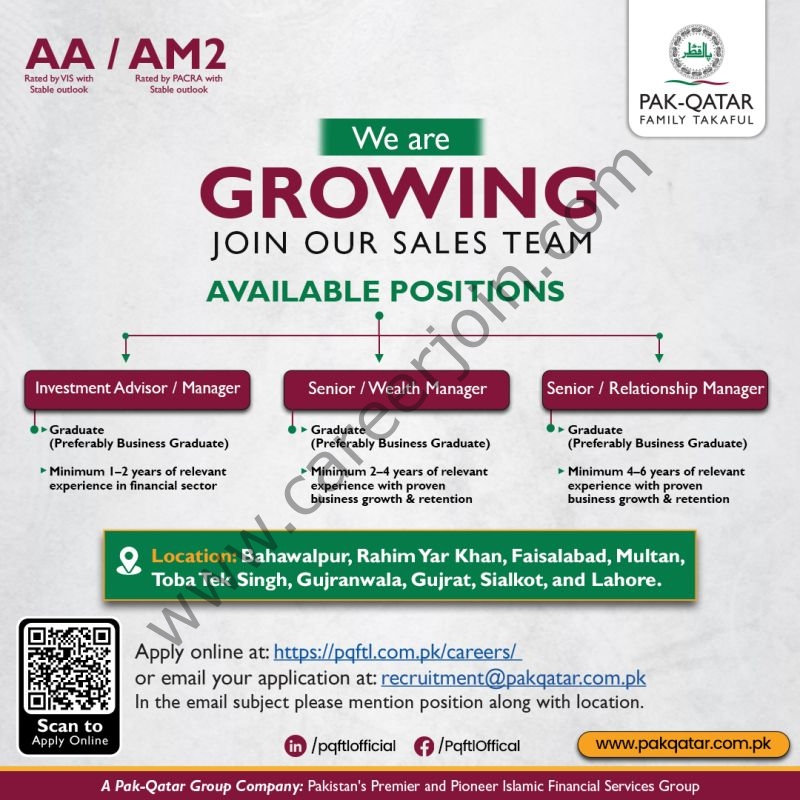 Pak-Qatar Family Takaful Jobs February 2026 4 PAk Qatar
