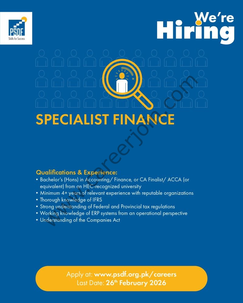 Punjab Skill Development Funds Jobs February 2026 4 PSDF 1