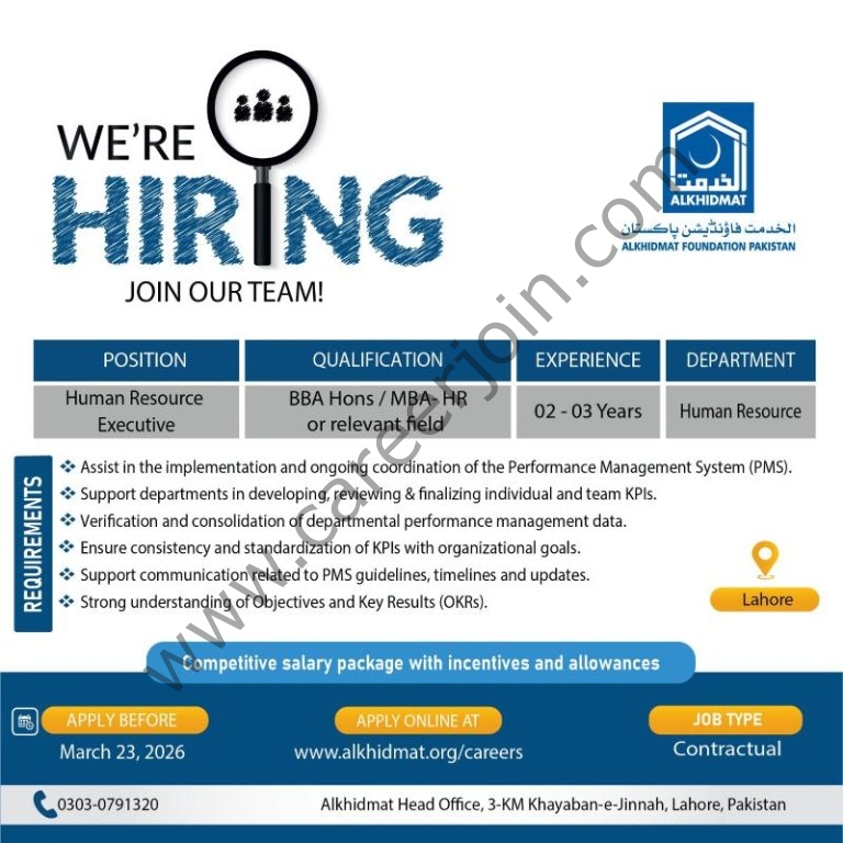 Alkhidmat Foundation Paksitan Jobs Human Resource (HR) Executive 4 ALkhidmat Foundatiion 768x768 1