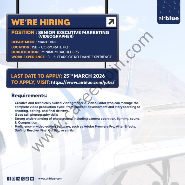 Airblue Pakistan Jobs Sr Executive Marketing 4 Airblue 768x768 1