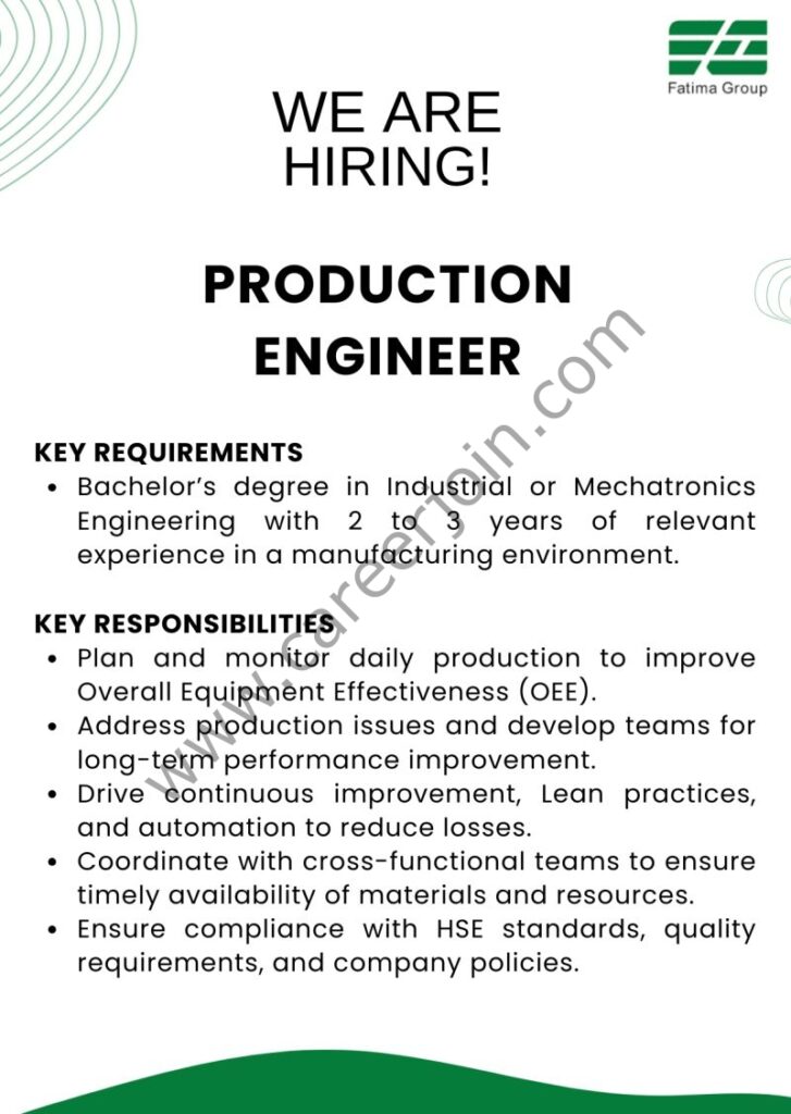 Fatima Group Jobs March 2026 4 Fatima Group