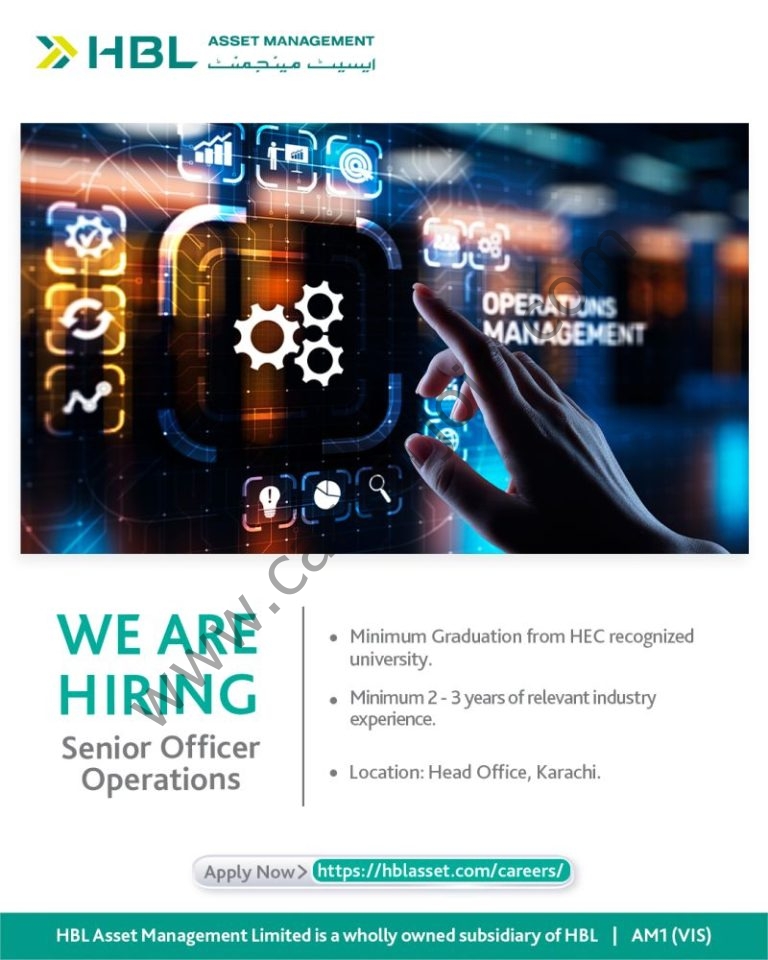 HBL Asset Management Limited Jobs Senior Officer Operations 4 HBL Asset 768x960 1