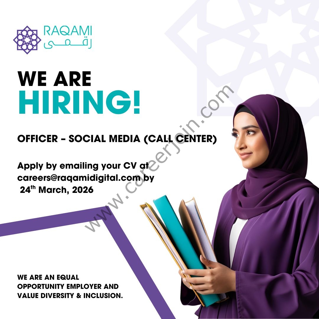 Raqami Islamic Digital Bank Jobs March 2026 4 RAqami 1