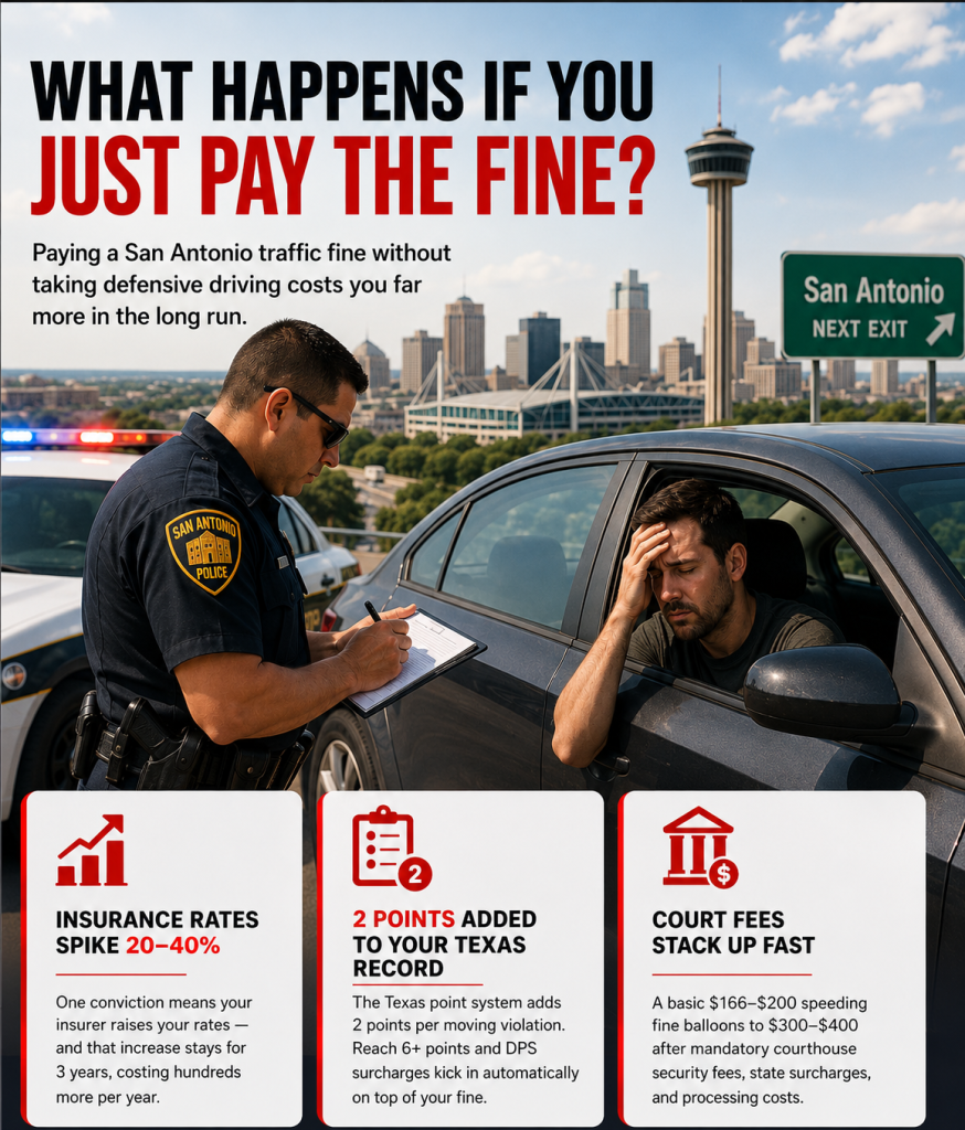 Paying a San Antonio traffic fine