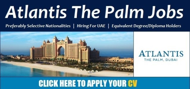 Atlantis The Palm Careers Dubai