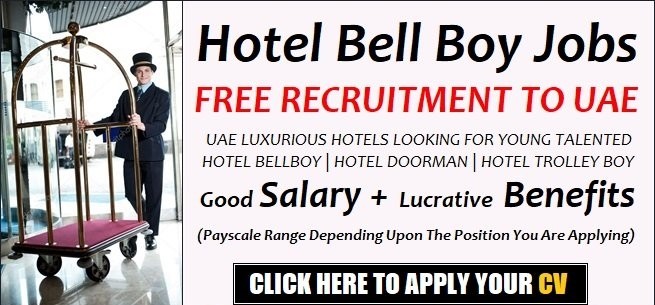Bell Boy Jobs in Dubai UAE