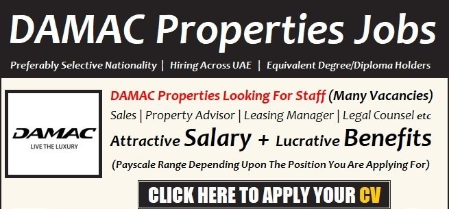 DAMAC Careers 2022 in Dubai – DAMAC Properties Group
