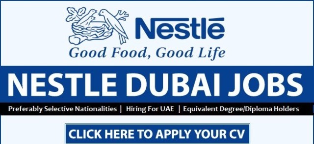 Nestle Careers in Dubai UAE Latest Job Recruitment