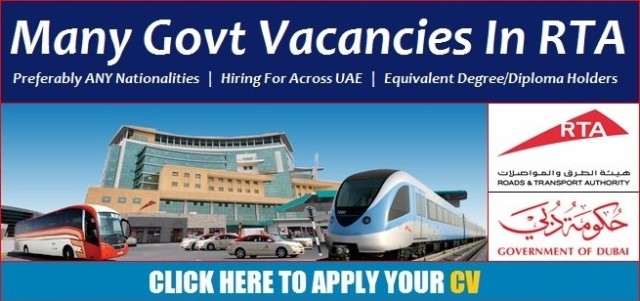 RTA Careers and Govt Jobs Roads and Transport Authority 1