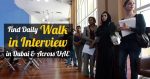 Walk In Interview
