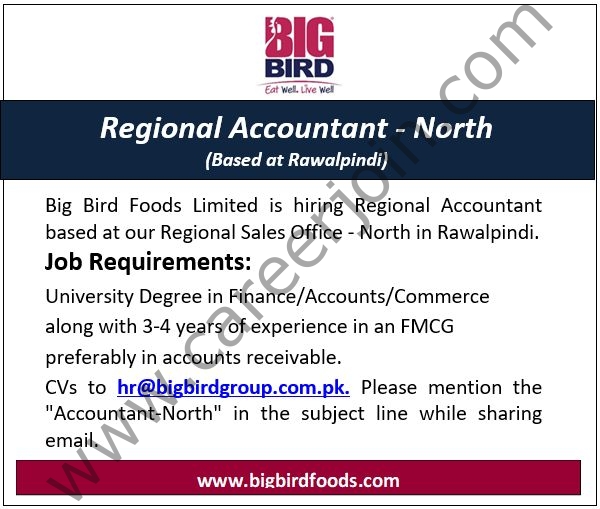Bigbird Group Jobs Regional Accountant 4 Bigbird