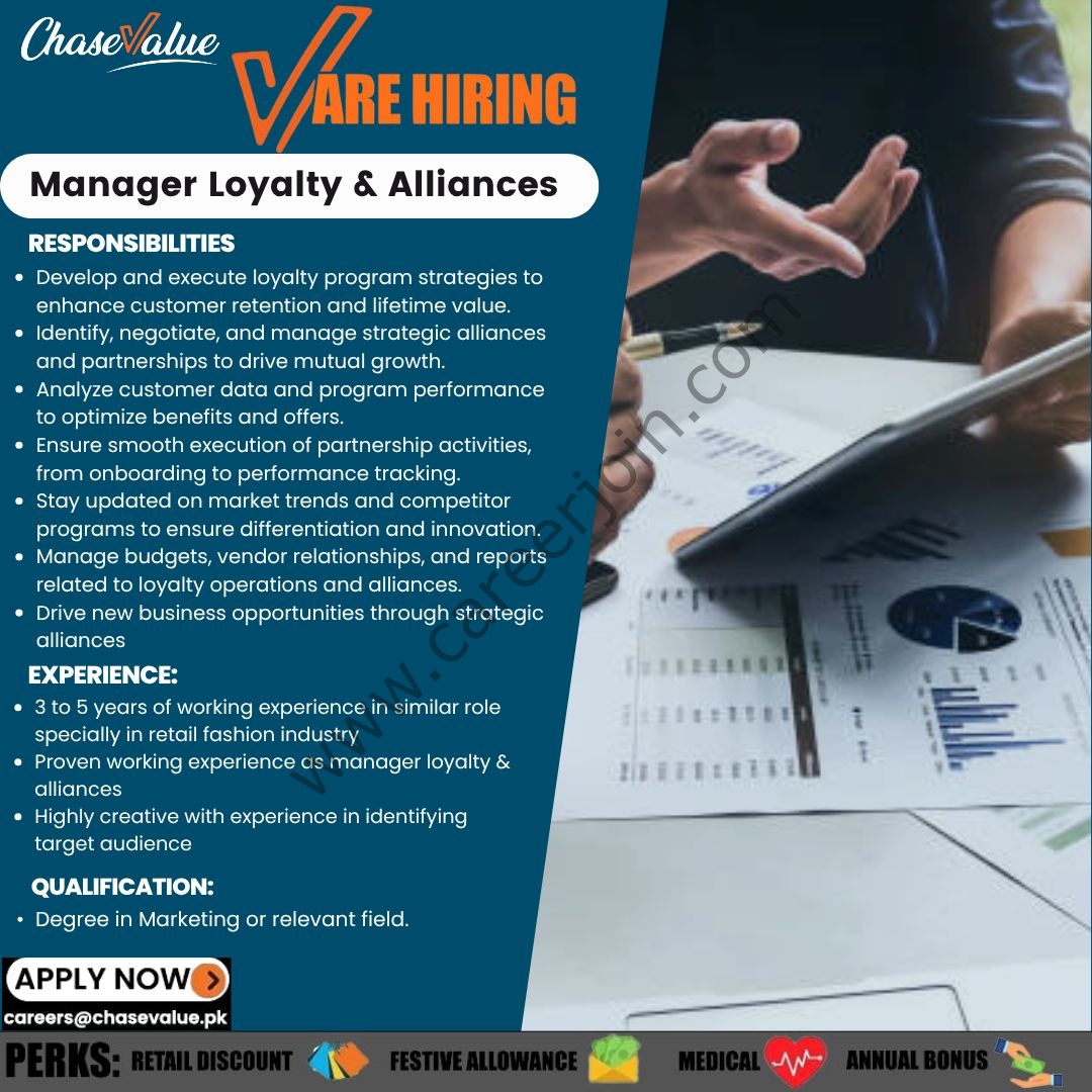 Chase Value Jobs Manager Loyalty & Alliances 4 Chase Value 1