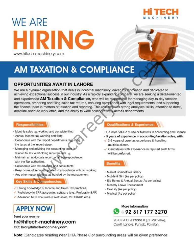 HiTech Machinery Jobs AM Taxation & Compliance 4 HI Tech MAchinery 768x960 1