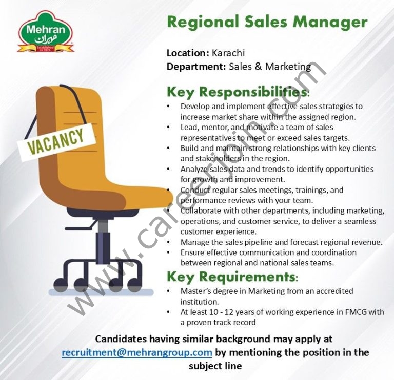 Mehran Group Jobs Regional Sales Manager 4 Mehran Group 768x742 1
