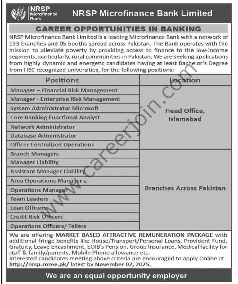 NRSP Microfinance Bank Ltd Jobs October 2025 4 NRSP Microfinance Bank Ltd Jobs 19 October 2025 Dawn 768x914 1