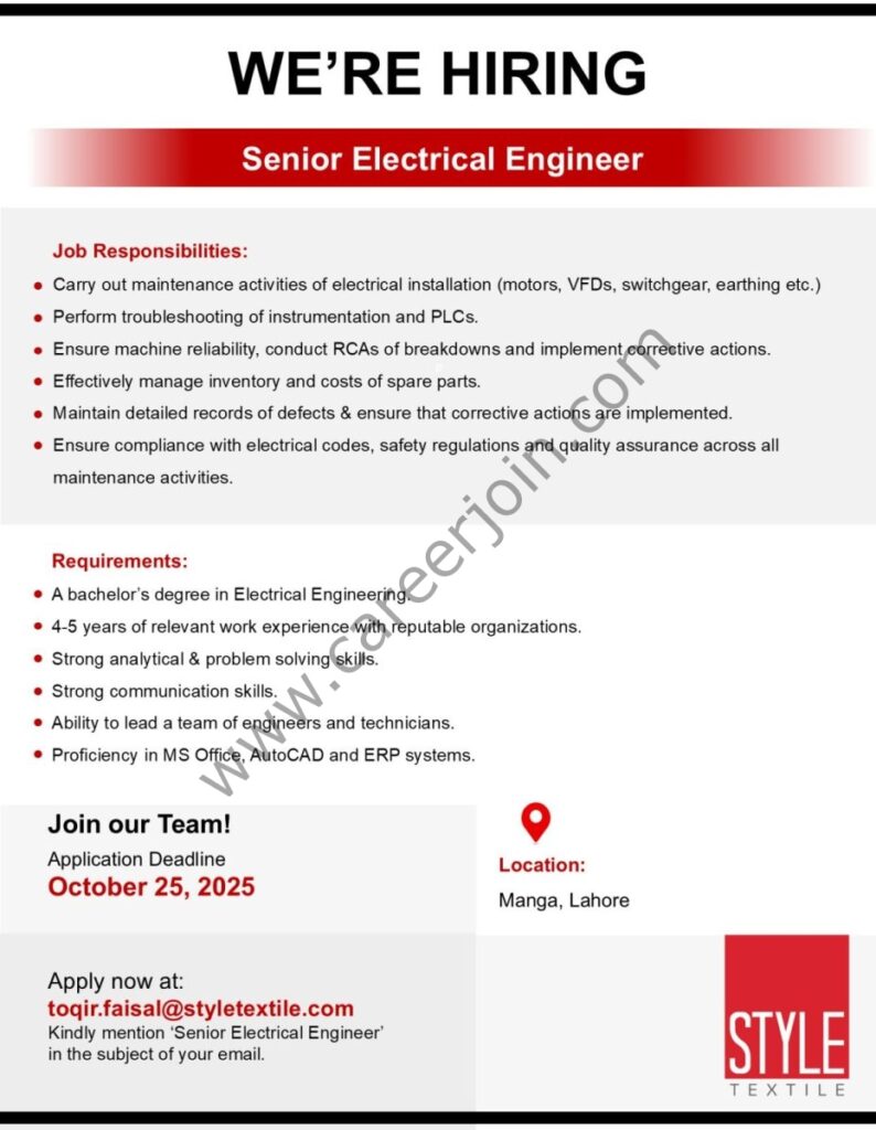 Style Textile Pvt Ltd Jobs October 2025 5 STyle 1 930x1200 1