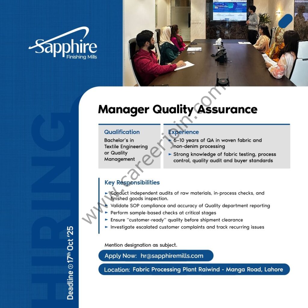 Sapphire Finishing Mills