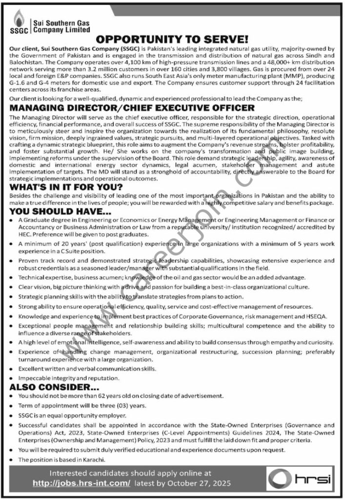 Sui Southern Gas Co Ltd SSGC Jobs 12 October 2025 Dawn 01 768x1112 1