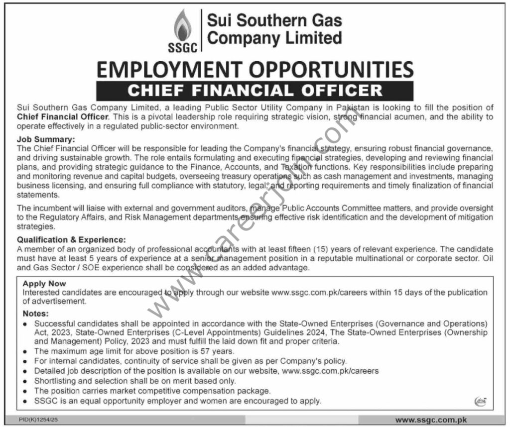 Sui Southern Gas Co Ltd SSGC Jobs 12 October 2025 Dawn 1200x1005 1
