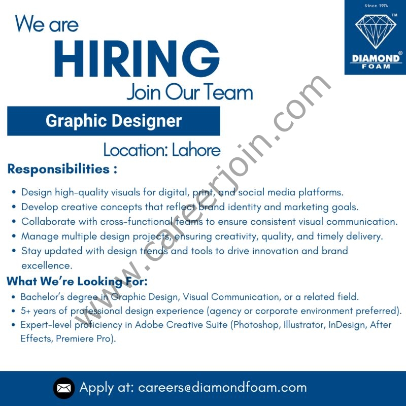 Diamond Foam Jobs November 2025 5 Diamond 1