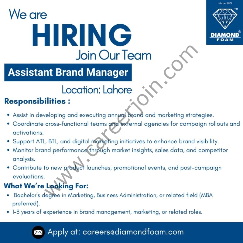 Diamond Foam Jobs November 2025 4 Diamond Group