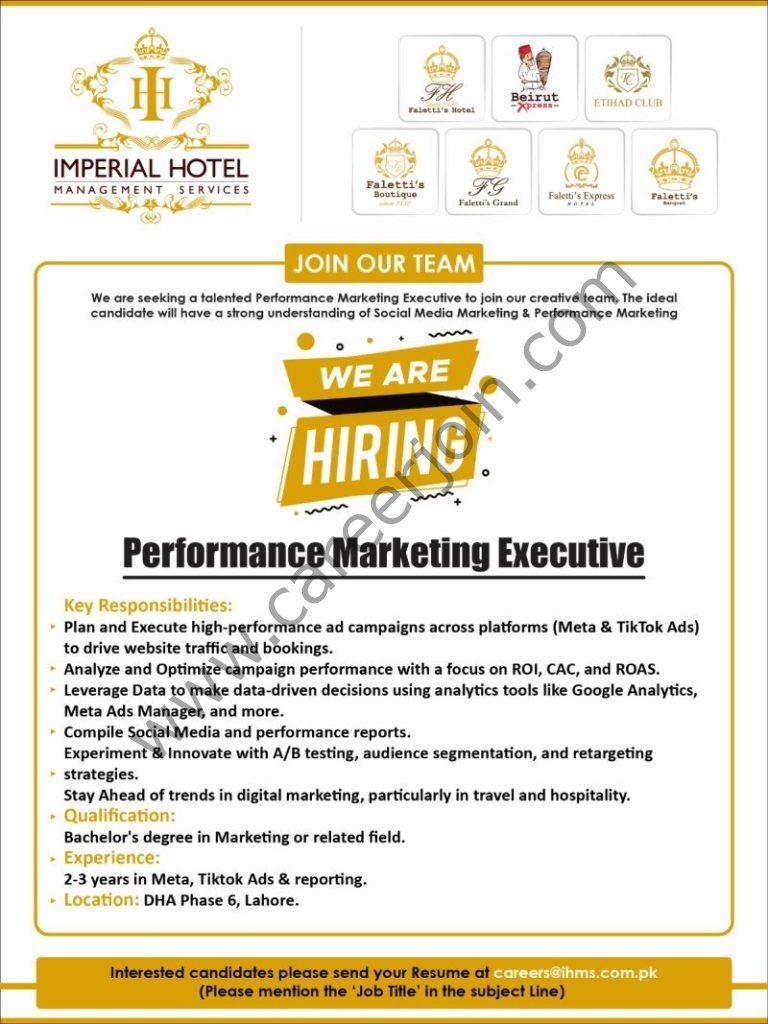 Imperial Hotel Management Services Jobs Performance Marketing Executive 4 Faletti Hotel 768x1024 1