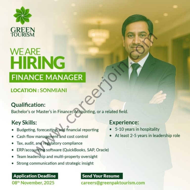 Green Tourism Jobs Finance Manager 4 Green Tourism 768x768 1