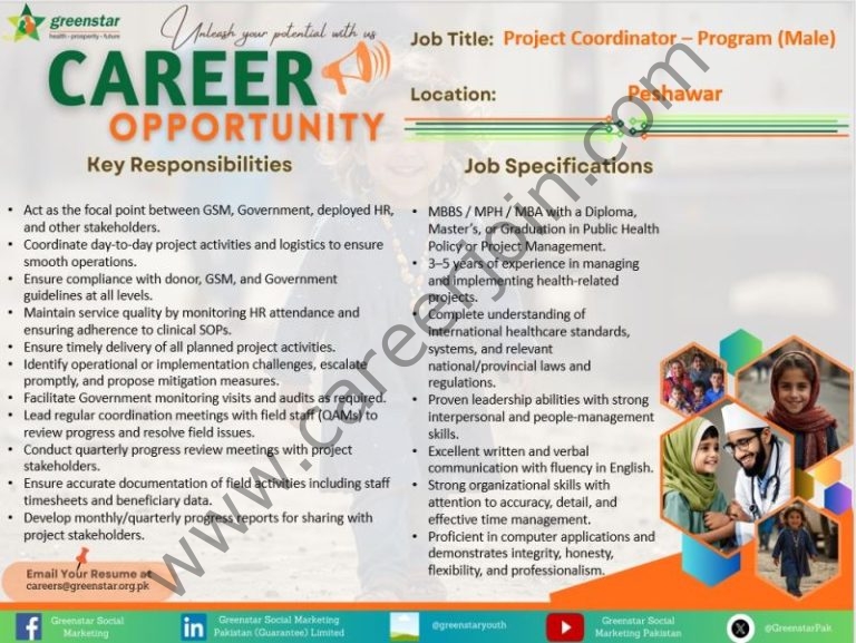 Greenstar Social Marketing Pakistan (Guarantee) Limited Jobs November 2025 4 Greenstar Social Media 768x577 1