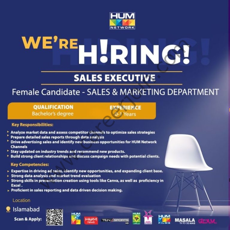 HUM Tv Network Jobs November 2025 4 HUM TV Network 1 768x768 1