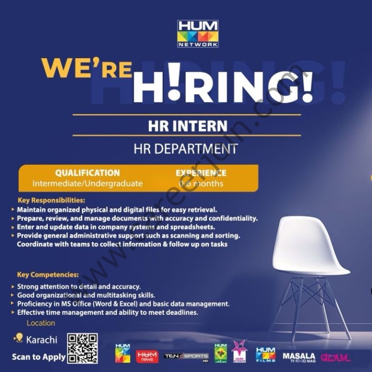 HUM Tv Network Jobs November 2025 5 HUM Tv Network 1 1 768x768 1