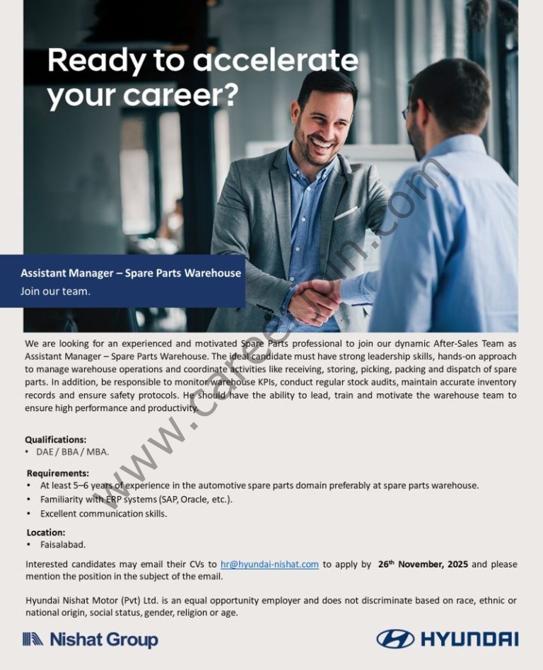 Hyundai Nishat Motor Pvt Ltd Jobs November 2025 4 Hyundai Pakistan 2 768x947 1