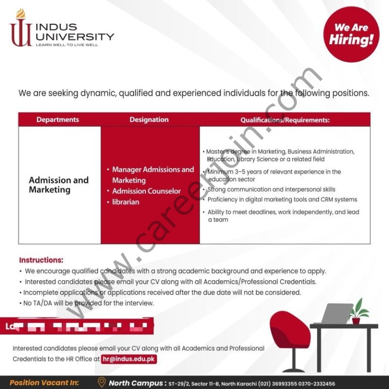 Indus University Jobs November 2025 4 Indus University 768x768 1