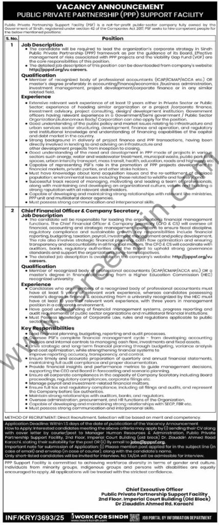 Public Private Partnership Support Facility PSF Jobs 09 November 2025 Dawn 501x1200 1