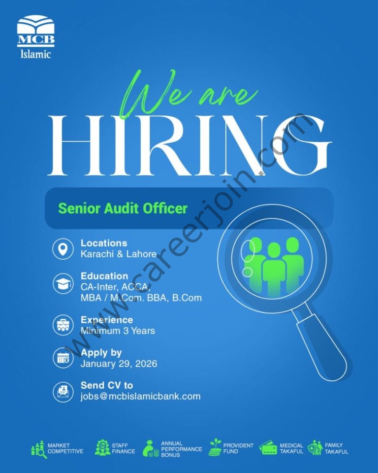 MCB Islamic Bank Jobs Senior Audit Officer 4 MCB Islamic 2 768x960 1